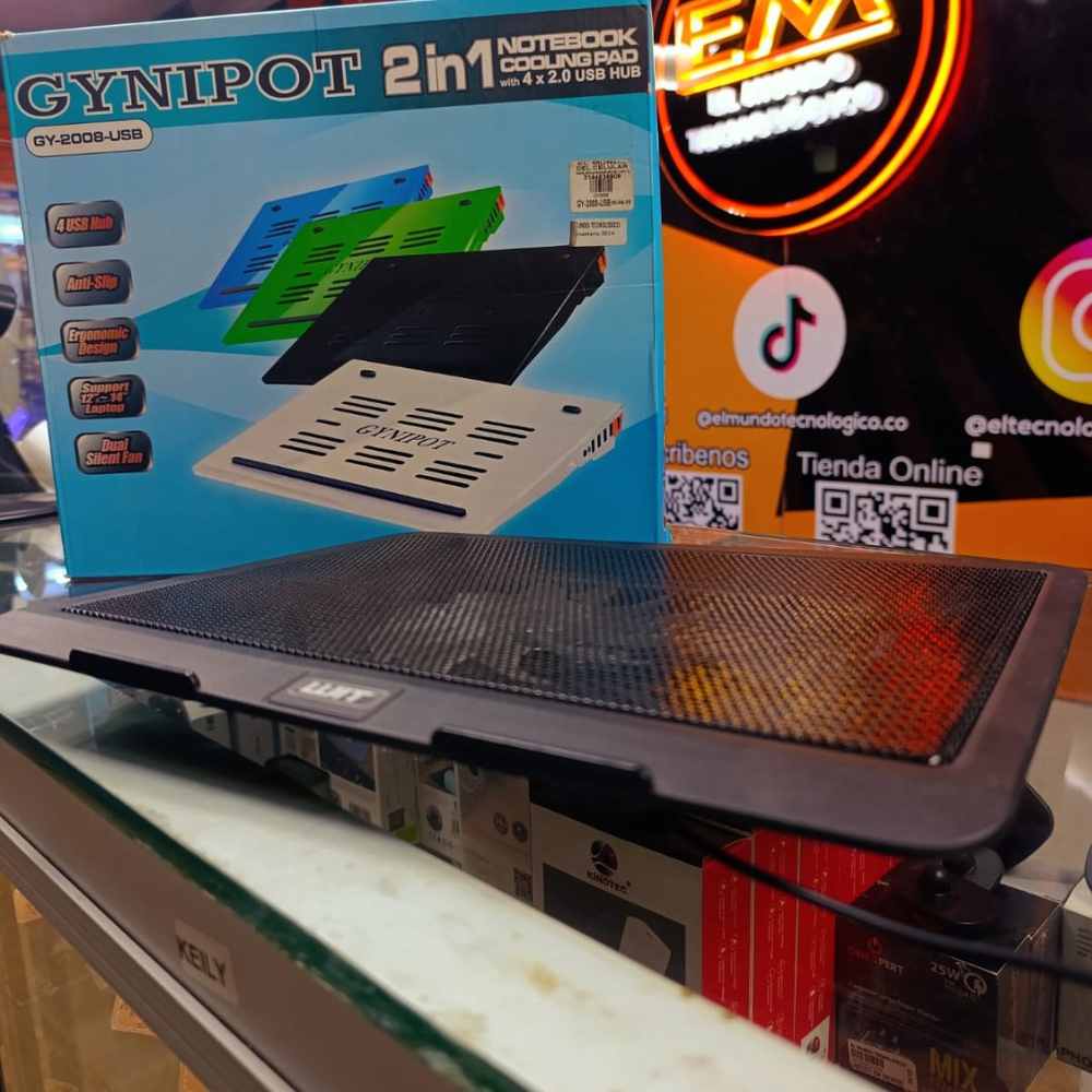 Base Refrigerante Gynipot Gy-2008 USB